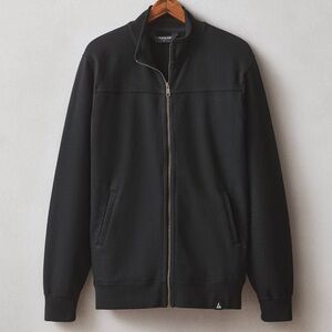 american giant zip up jacket xl black sweatshirt casual unisex oversize new york